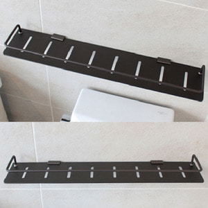GALH/블랙 알루미늄 욕실일자선반(60cm/국산)/일자선반/욕실선반/선반/욕실악세사리