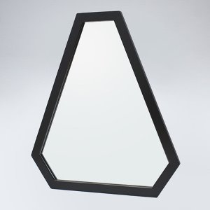 트라이앵글 원목 거울(블랙)-GH